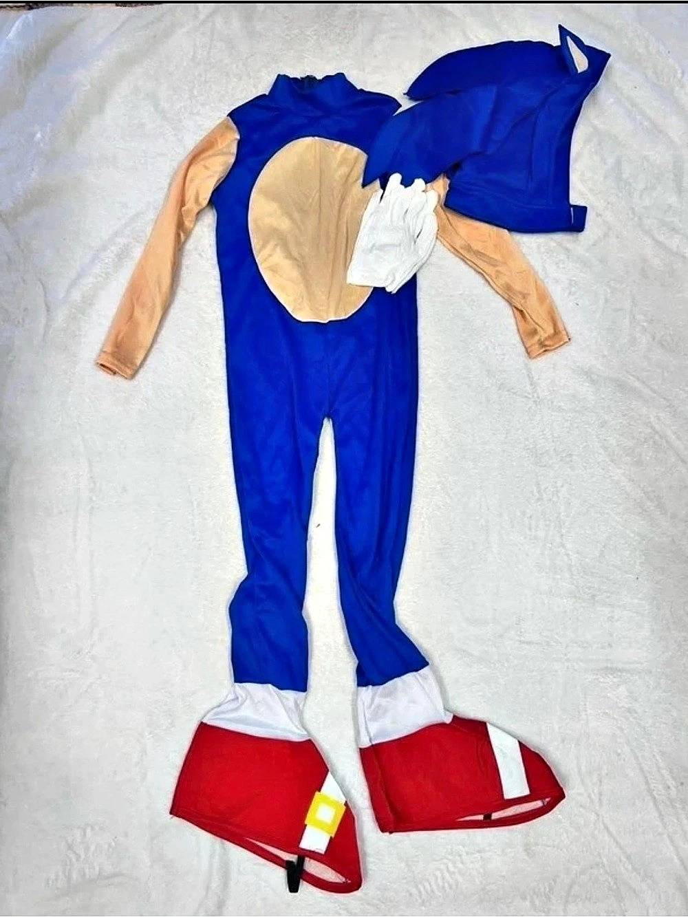 Sonic the Hedgehog Kids Costume Jumpsuit Blue & Red